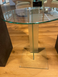... glass table