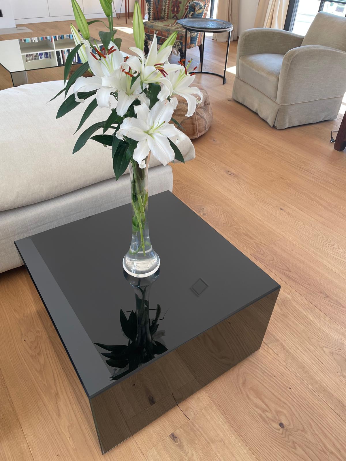Lacquered Mirror Table